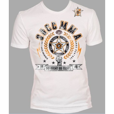 T-Shirt MMA no fight no glory vintage